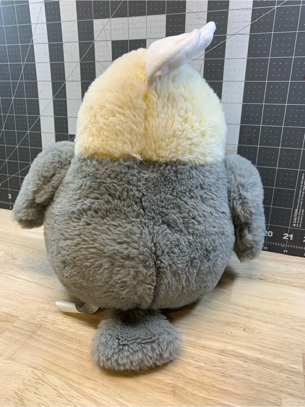 PetSmart Gray Cockatiel Dog Plush Toy Stuffed Bird